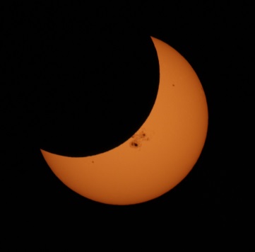 Solar Eclipse as seen from Anchorage Alaska picture 130 small