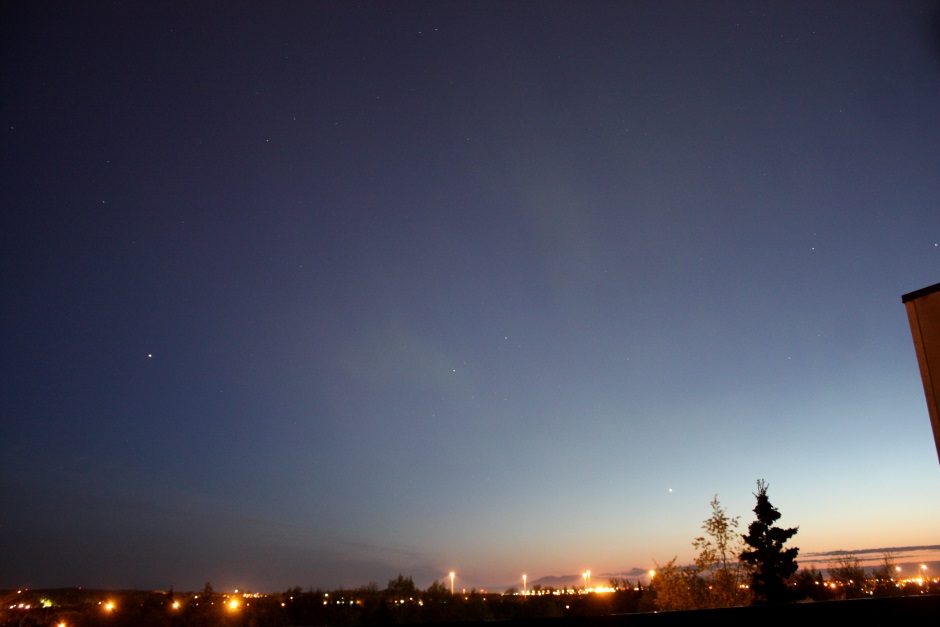 Aurora looking Northwest