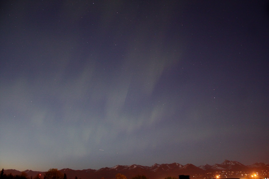Aurora looking East