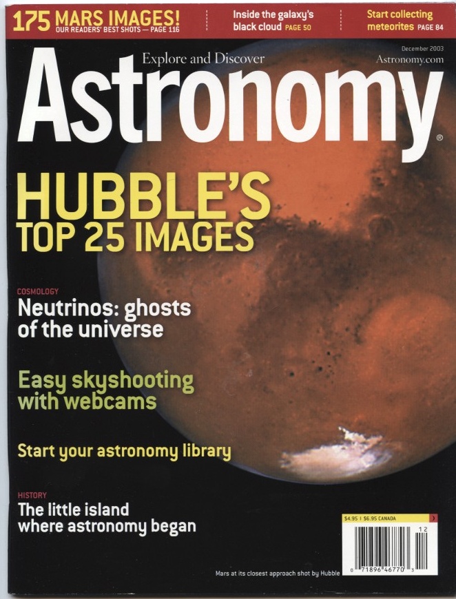 Astronomy Magazine December 2003