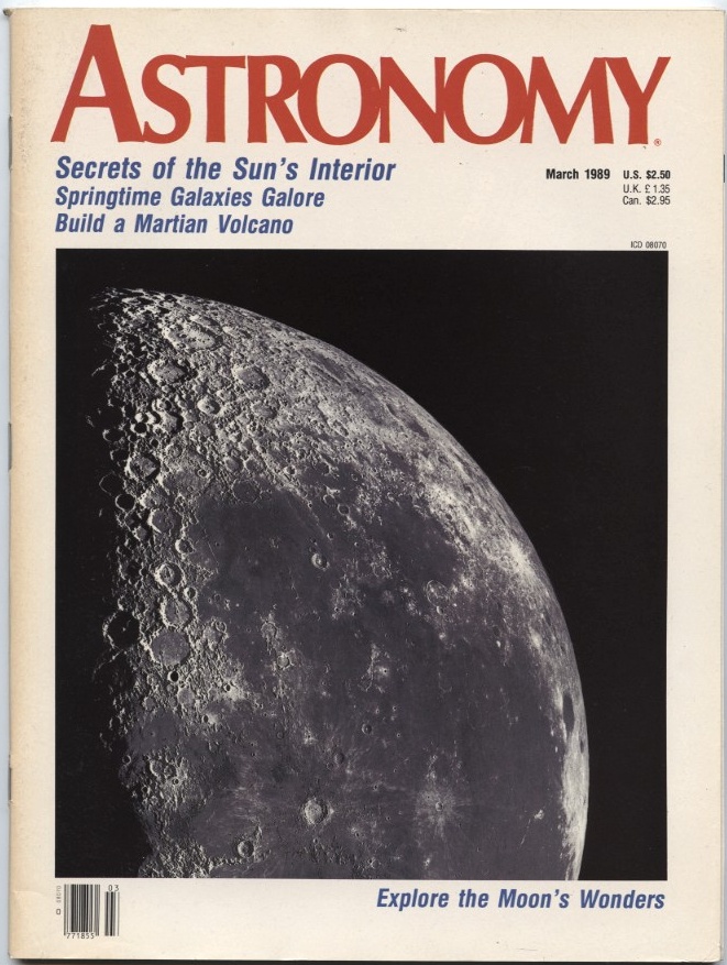 Astronomy Magazine March 1989