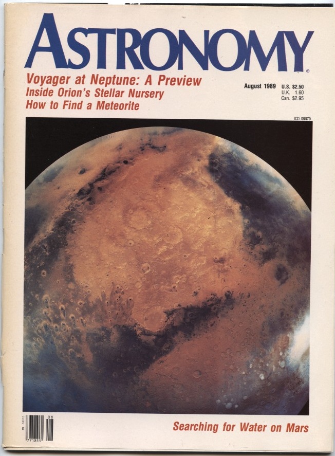Astronomy Magazine August 1989
