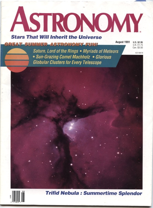 Astronomy Magazine August 1991