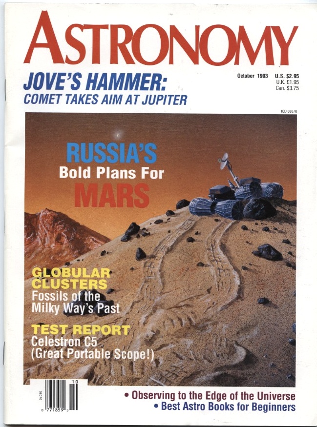 Astronomy Magazine October 1993