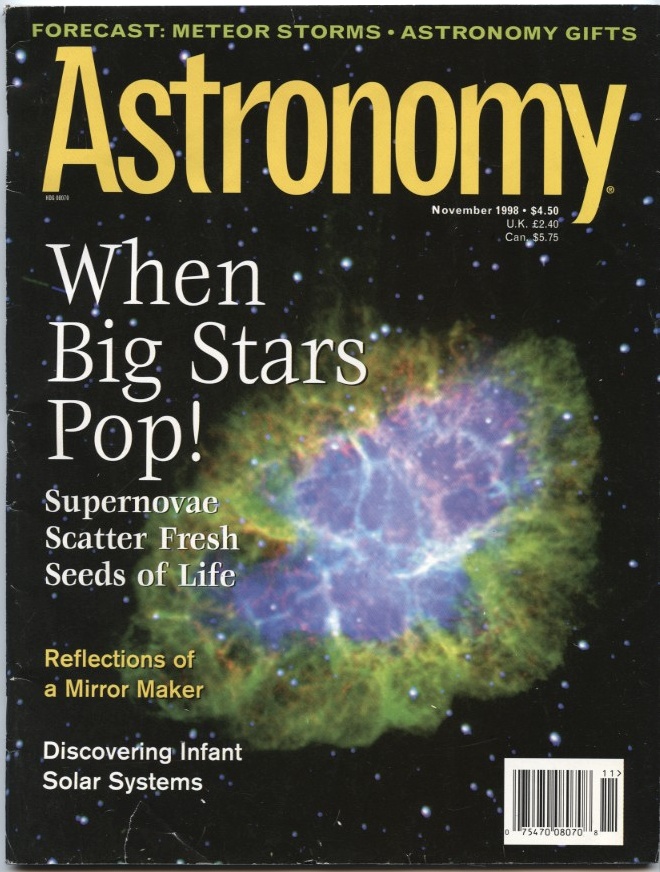 Astronomy Magazine November 1998