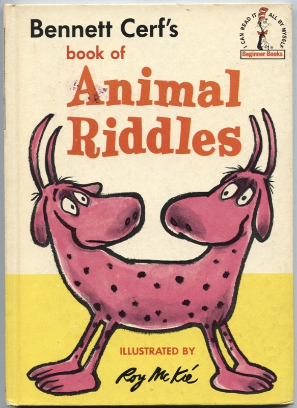 Book Of Animal Riddles by Bennett Cerf Published 1964