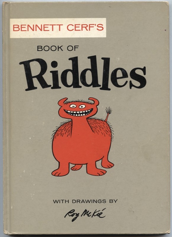 Book Of Riddles by Bennett Cerf Published 1960