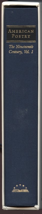 Library of America American Poetry The Nineteenth Century Volume One