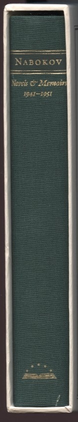 Library of America Vladimir Nabokov Novels and Memoirs 1941 - 1951