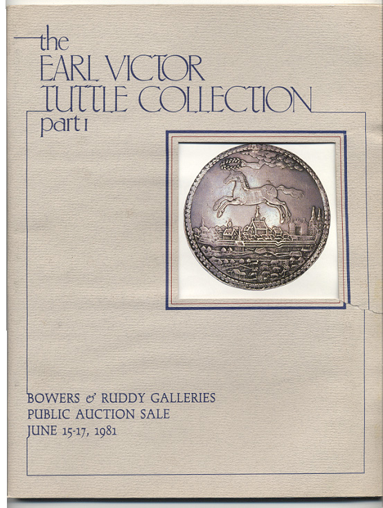Bowers and Ruddy Galleries Earl Victor Tuttle Collection Part I June 1981