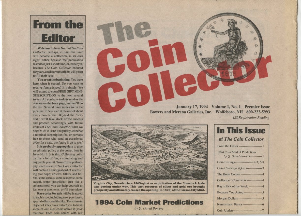 Bowers and Merena The Coin Collector #1