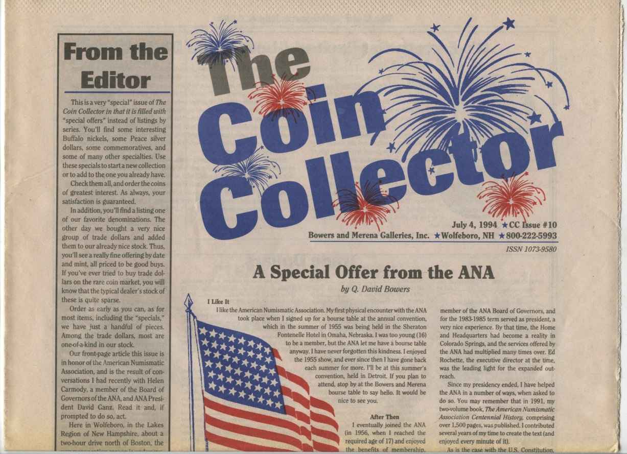 Bowers and Merena The Coin Collector #10