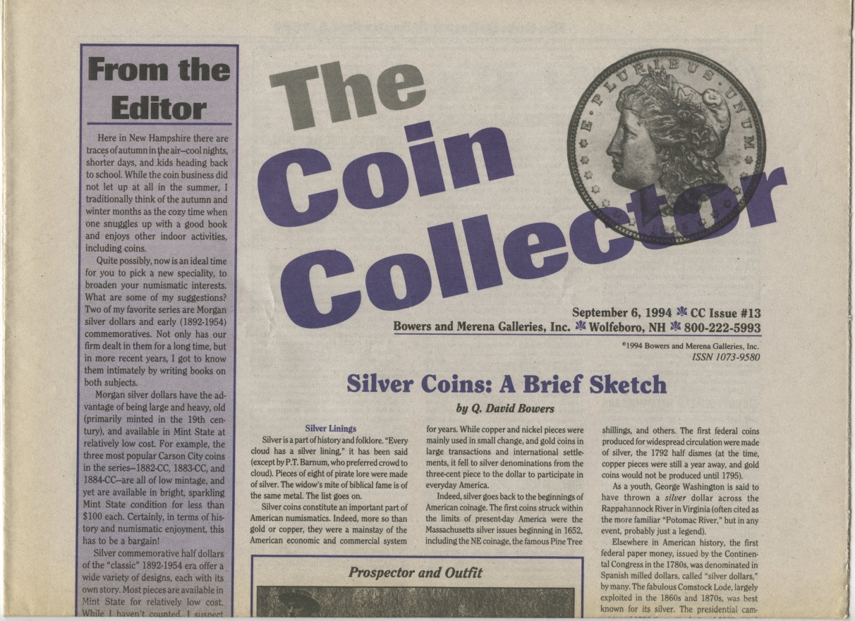 Bowers and Merena The Coin Collector #13