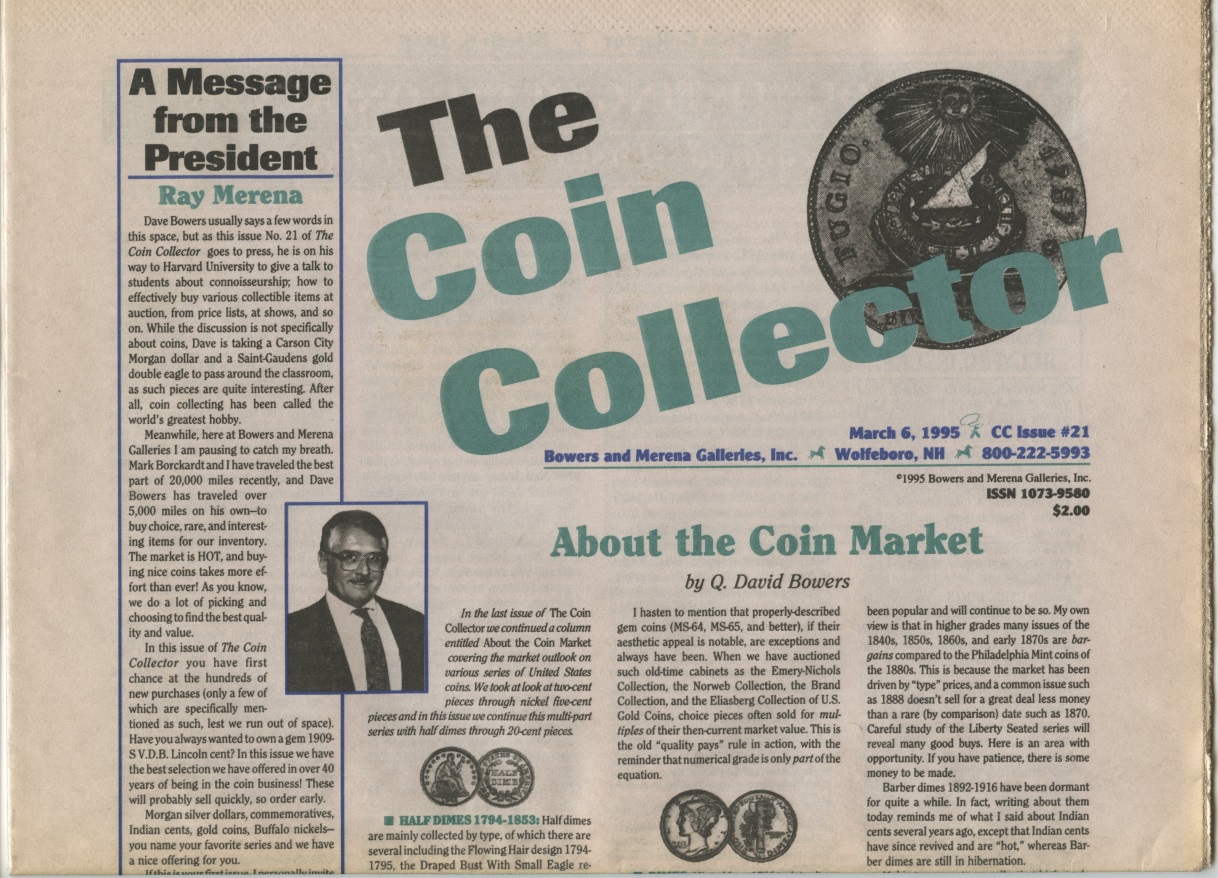 Bowers and Merena The Coin Collector #21