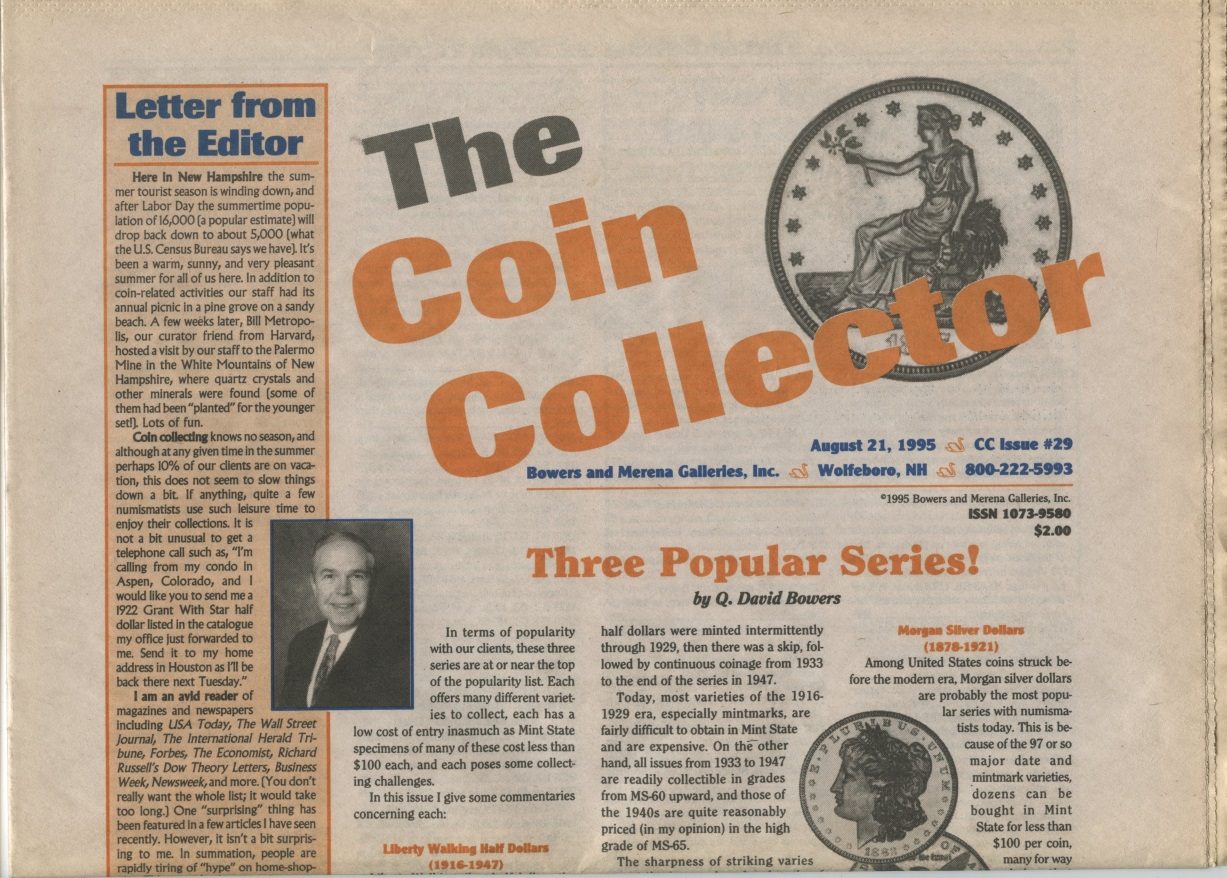 Bowers and Merena The Coin Collector #29