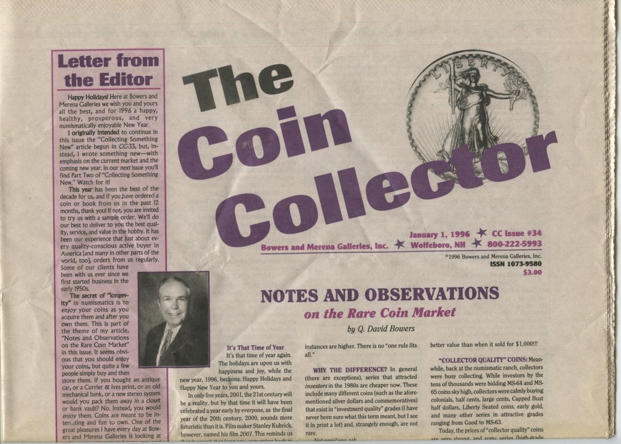 Bowers and Merena The Coin Collector #34