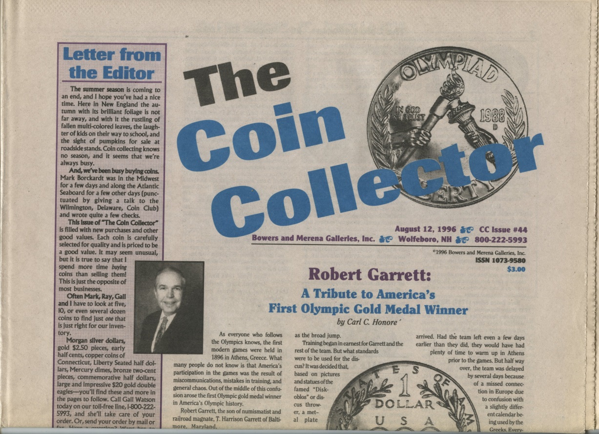 Bowers and Merena The Coin Collector #44