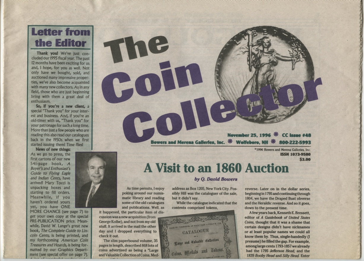 Bowers and Merena The Coin Collector #48