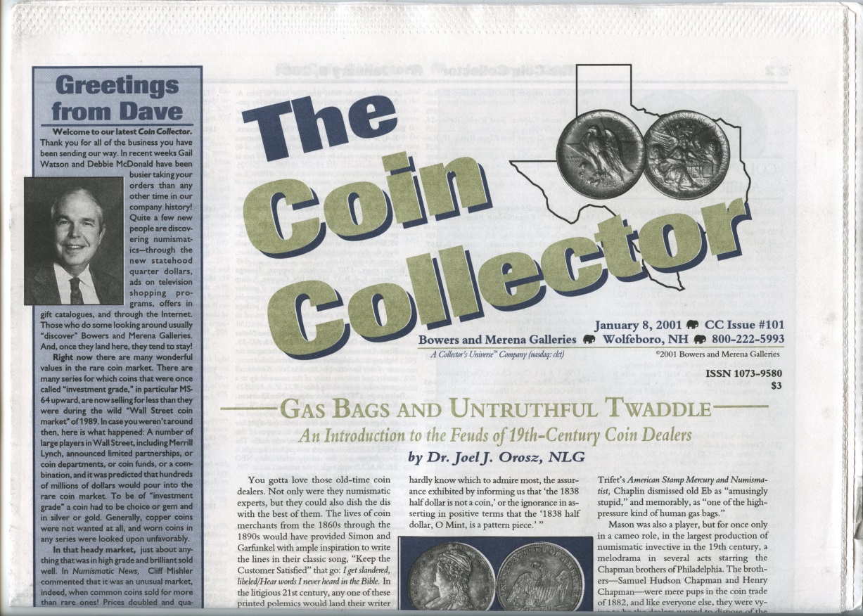 Bowers and Merena The Coin Collector #101