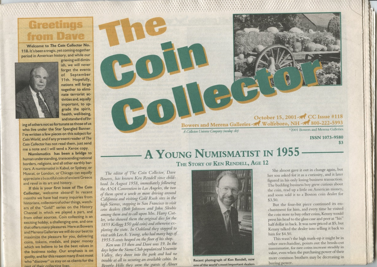 Bowers and Merena The Coin Collector #118