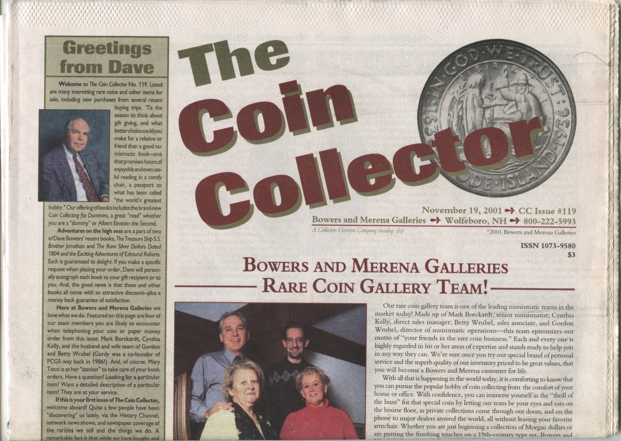Bowers and Merena The Coin Collector #119