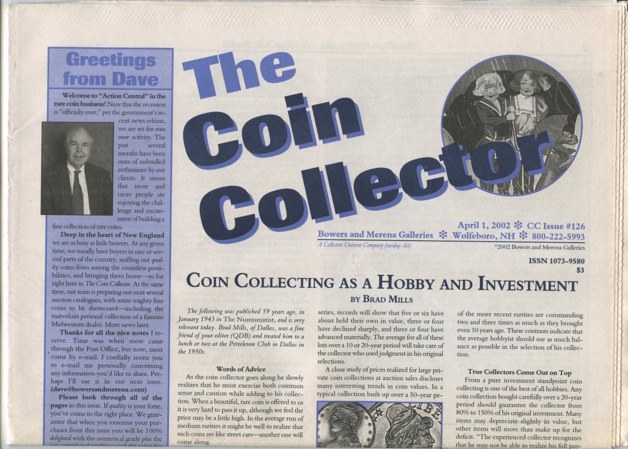 Bowers and Merena The Coin Collector #126