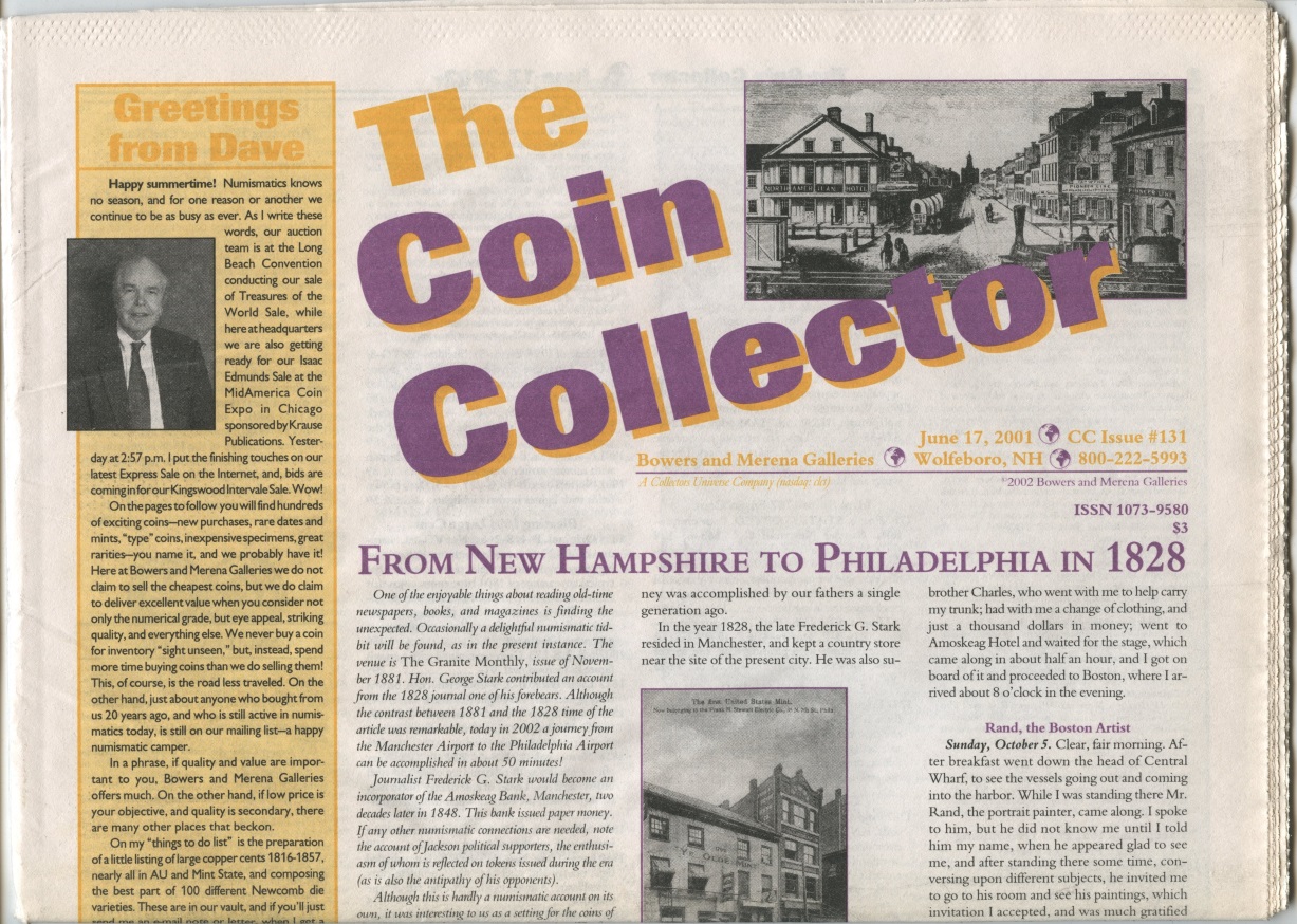 Bowers and Merena The Coin Collector #131