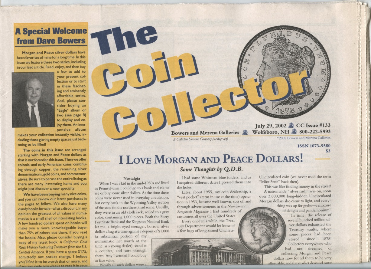 Bowers and Merena The Coin Collector #133
