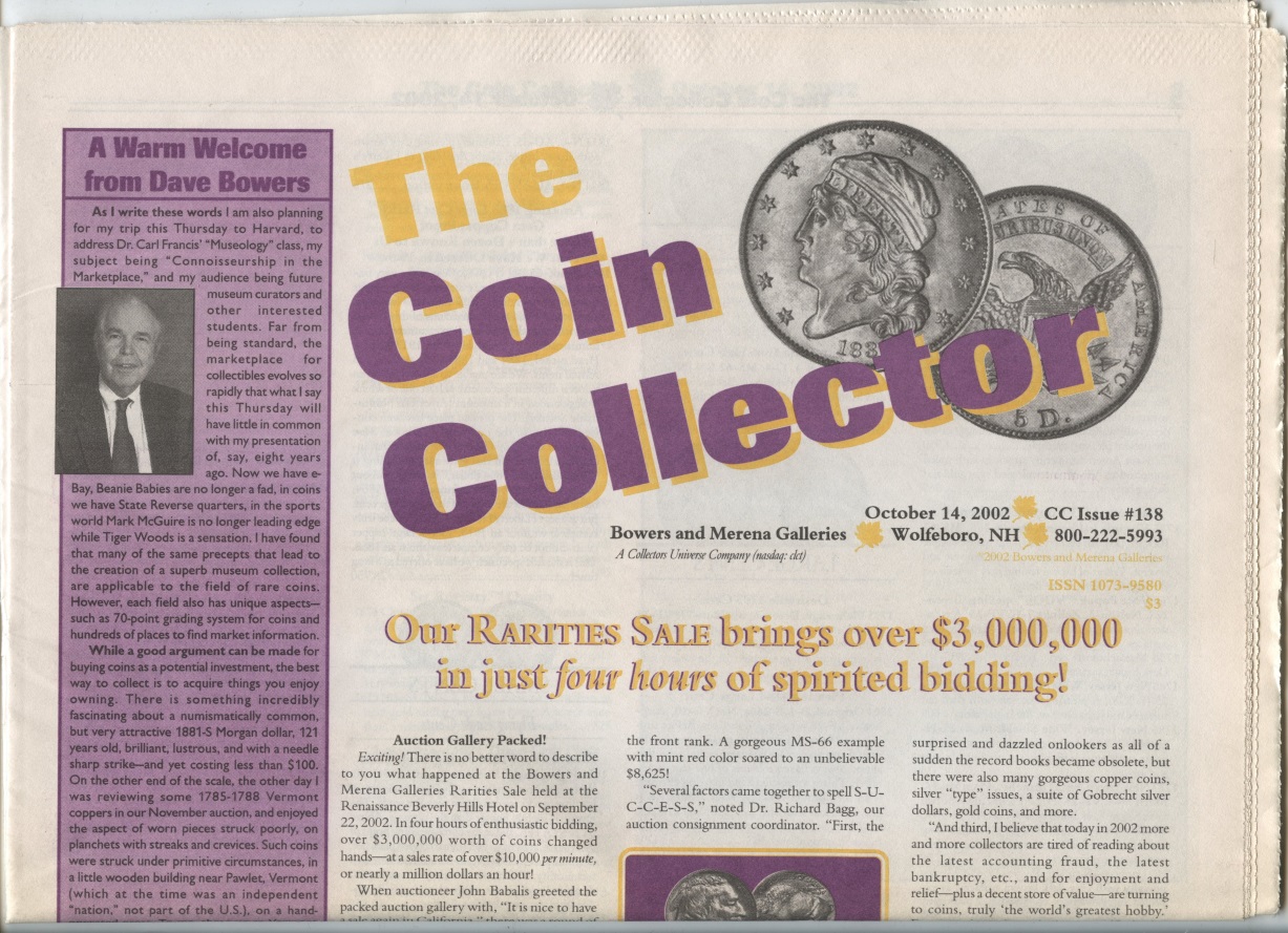 Bowers and Merena The Coin Collector #138