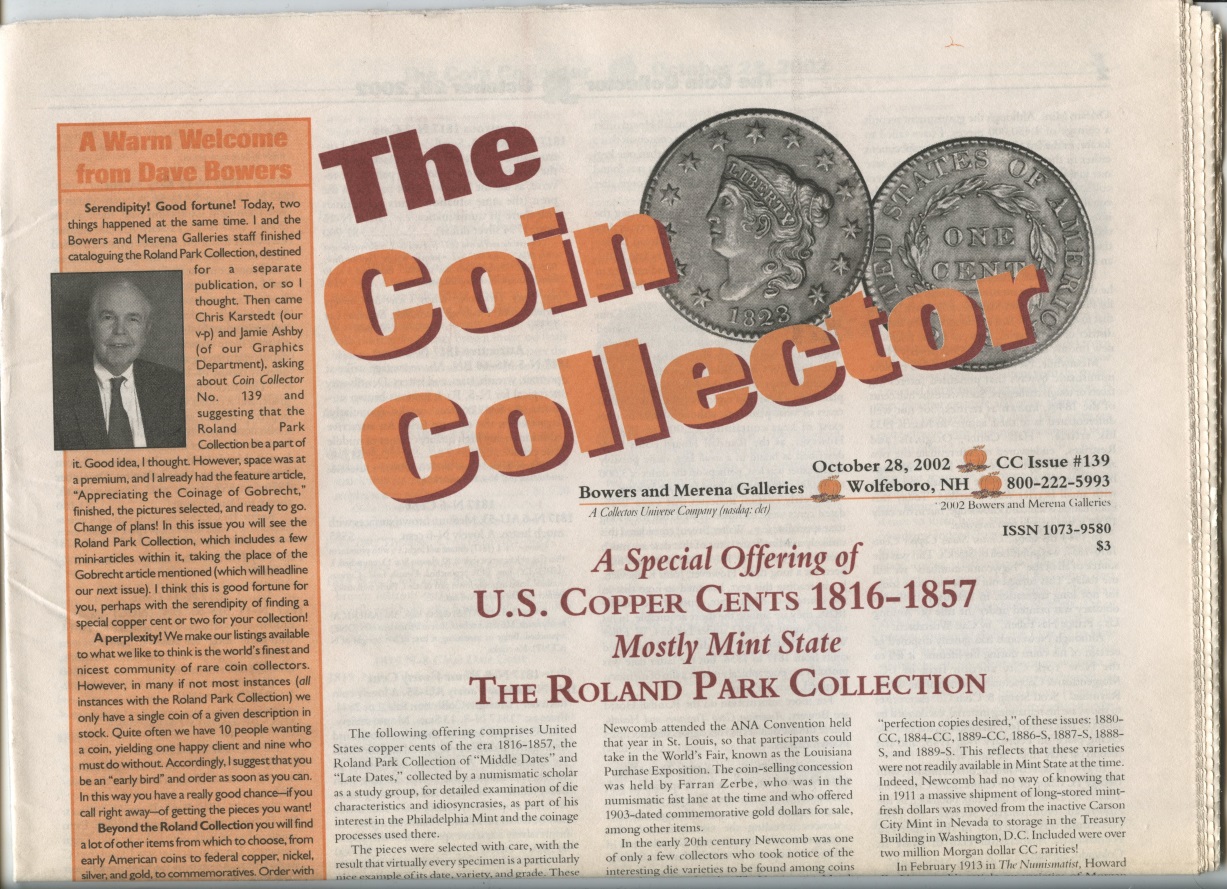 Bowers and Merena The Coin Collector #139