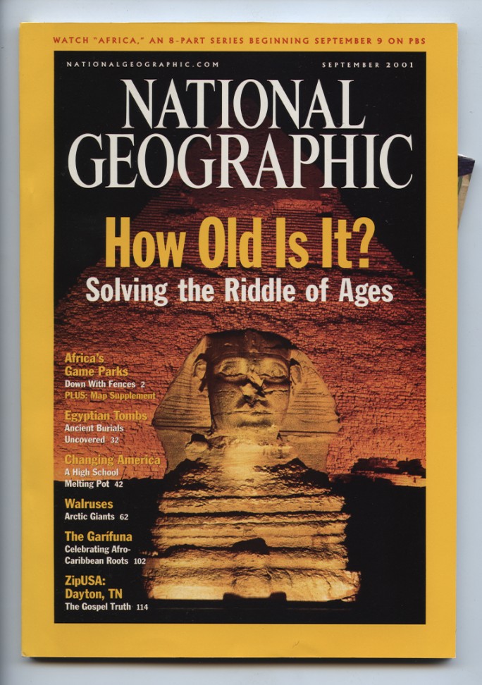 National Geographic Magazine September 2001