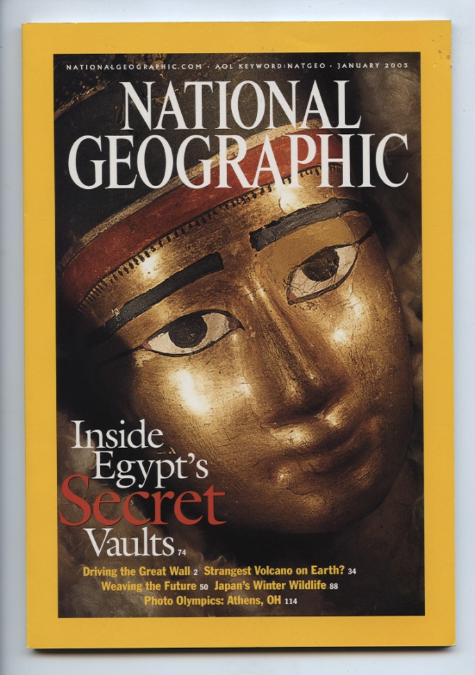 National Geographic Magazine January 2003