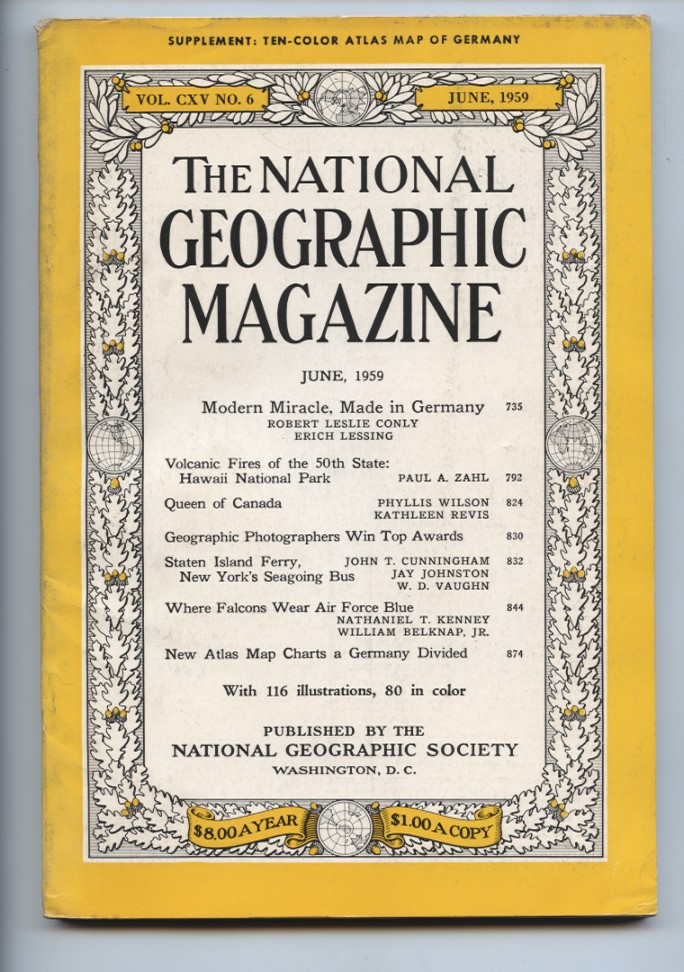 National Geographic Magazine June 1959