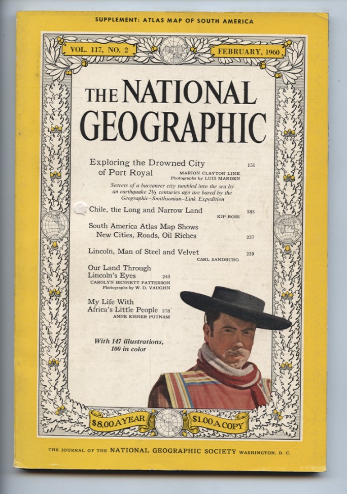 National Geographic Magazine February 1960