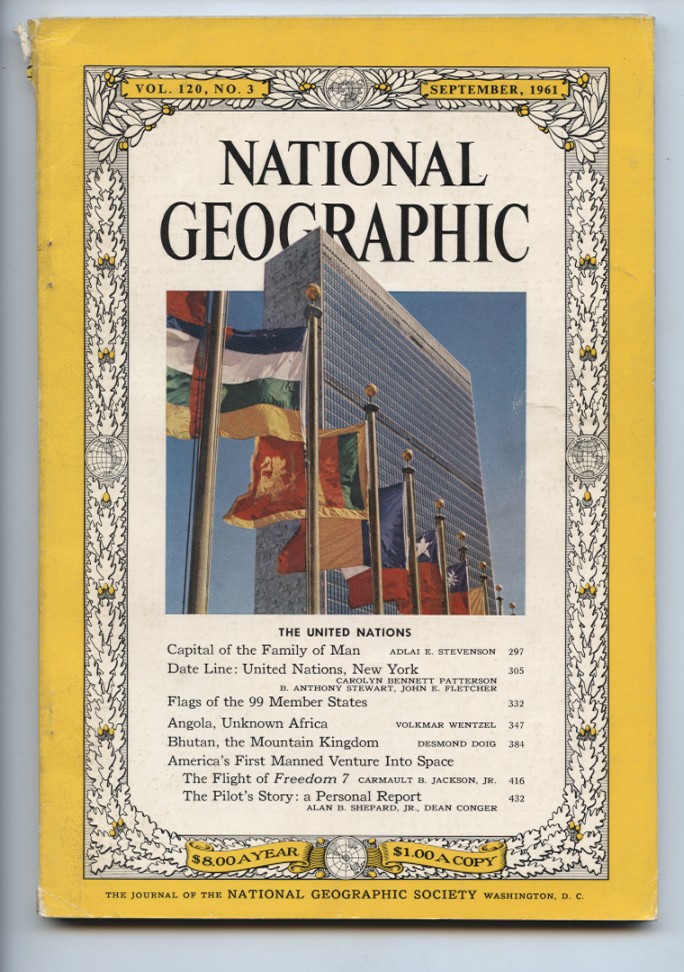 National Geographic Magazine September 1961
