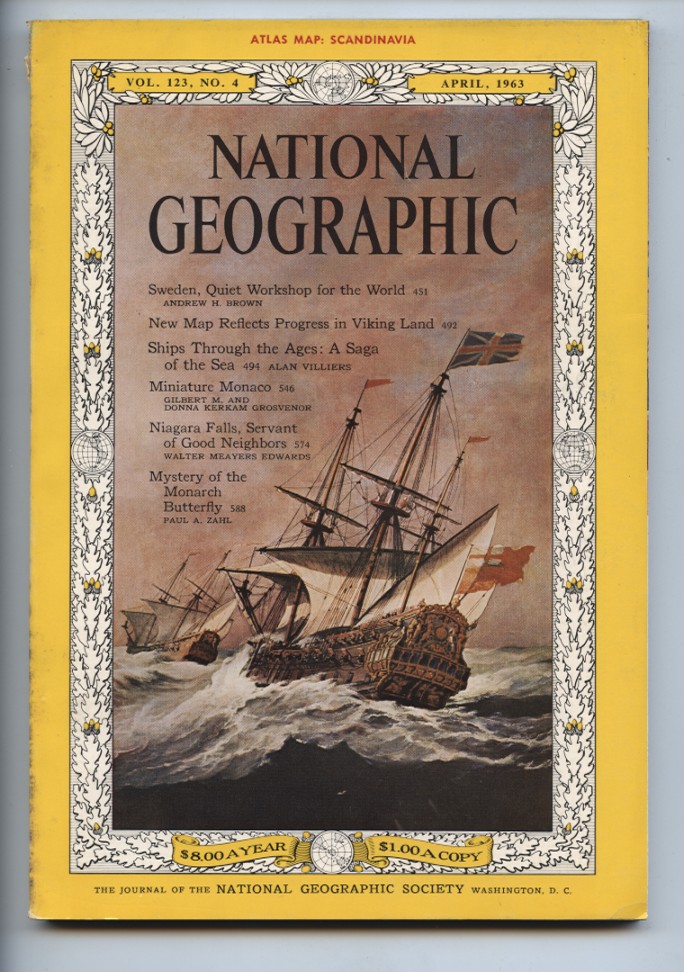 National Geographic Magazine April 1963