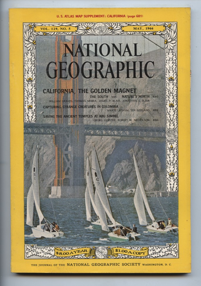 National Geographic Magazine May 1966