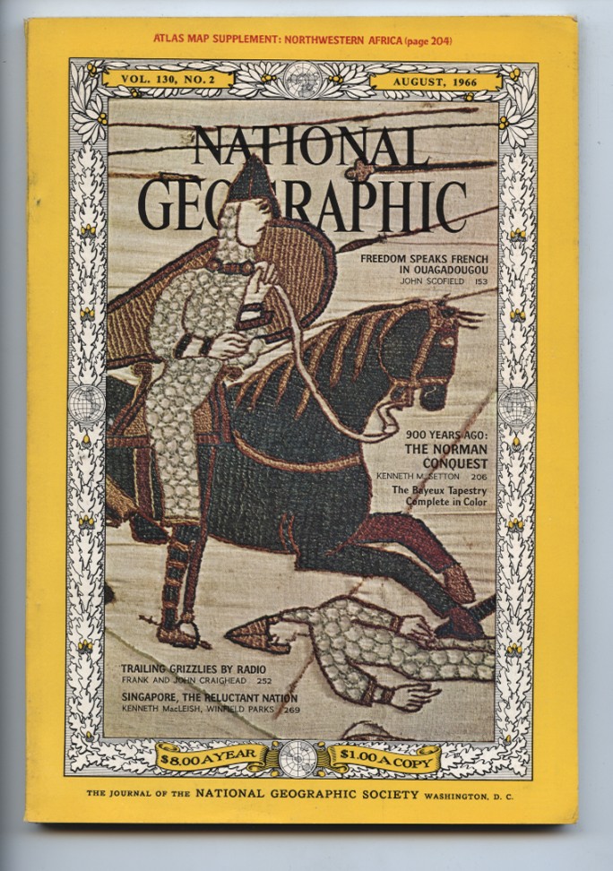 National Geographic Magazine August 1966