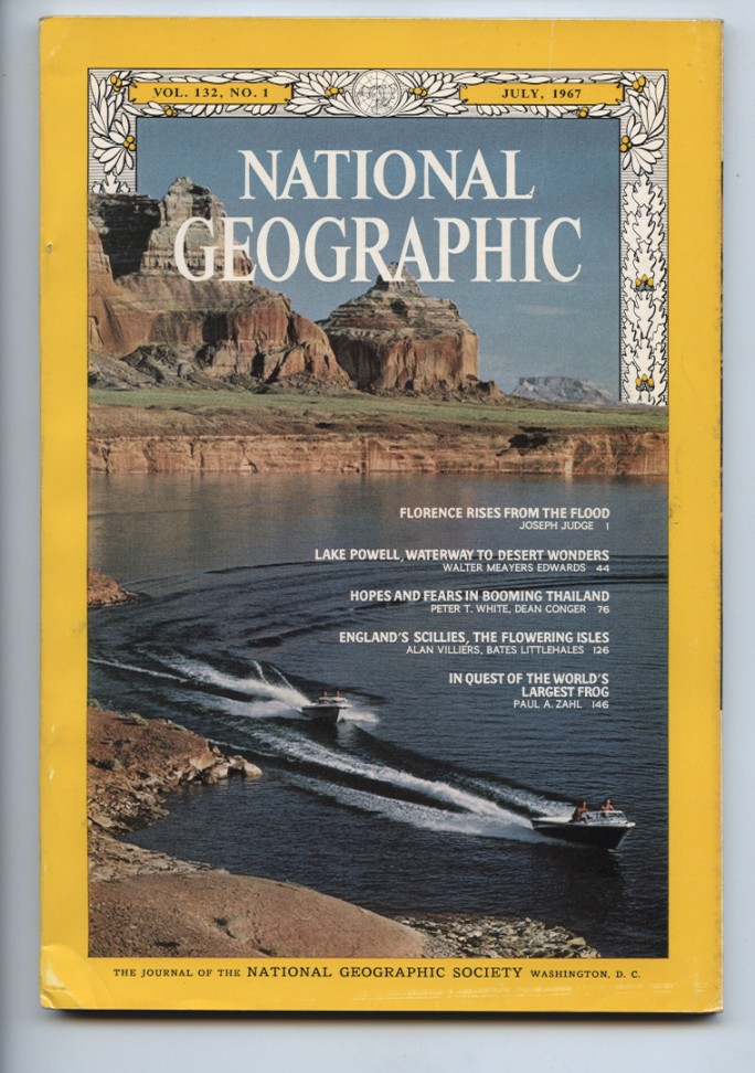 National Geographic Magazine July 1967