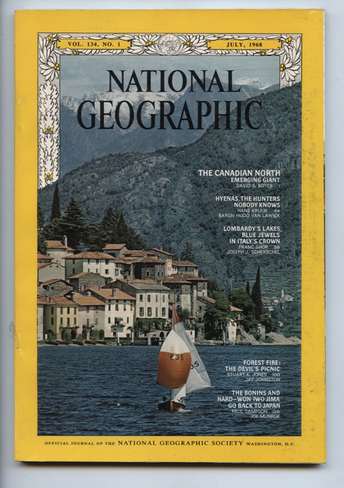 National Geographic Magazine July 1968
