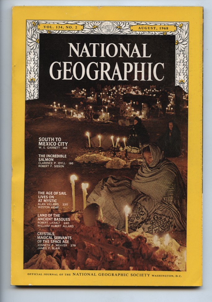 National Geographic Magazine August 1968