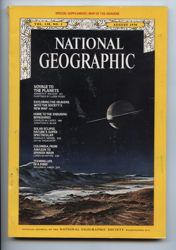 National Geographic Magazine August 1970