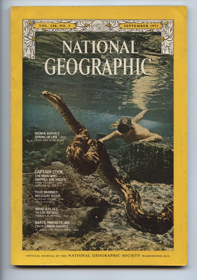 National Geographic Magazine September 1971