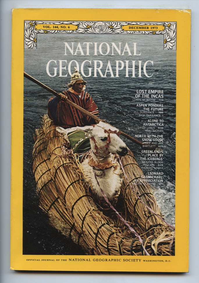 National Geographic Magazine December 1973