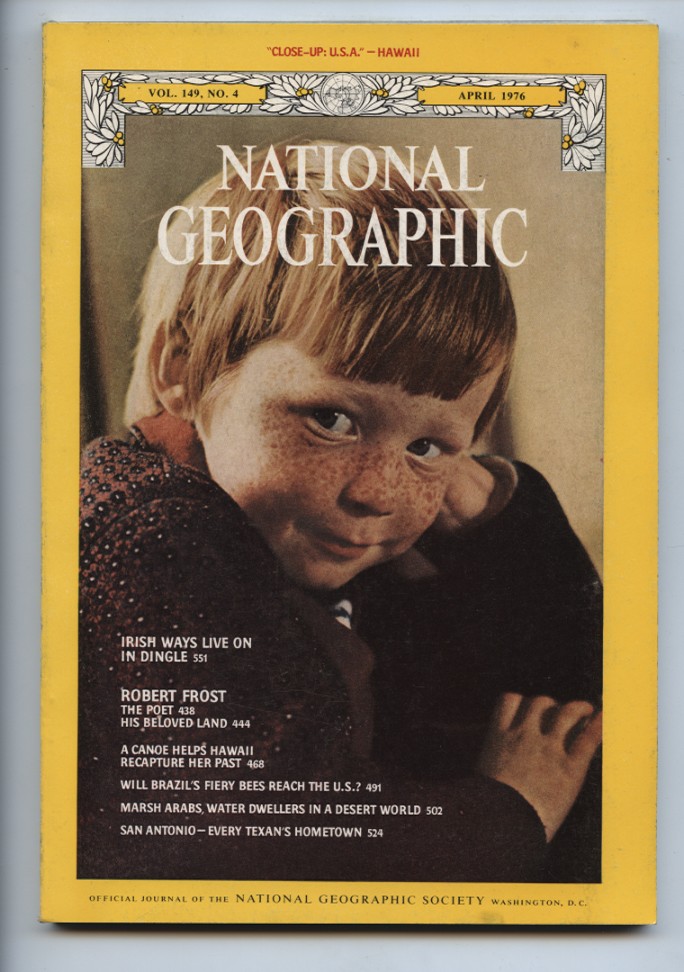 National Geographic Magazine April 1976