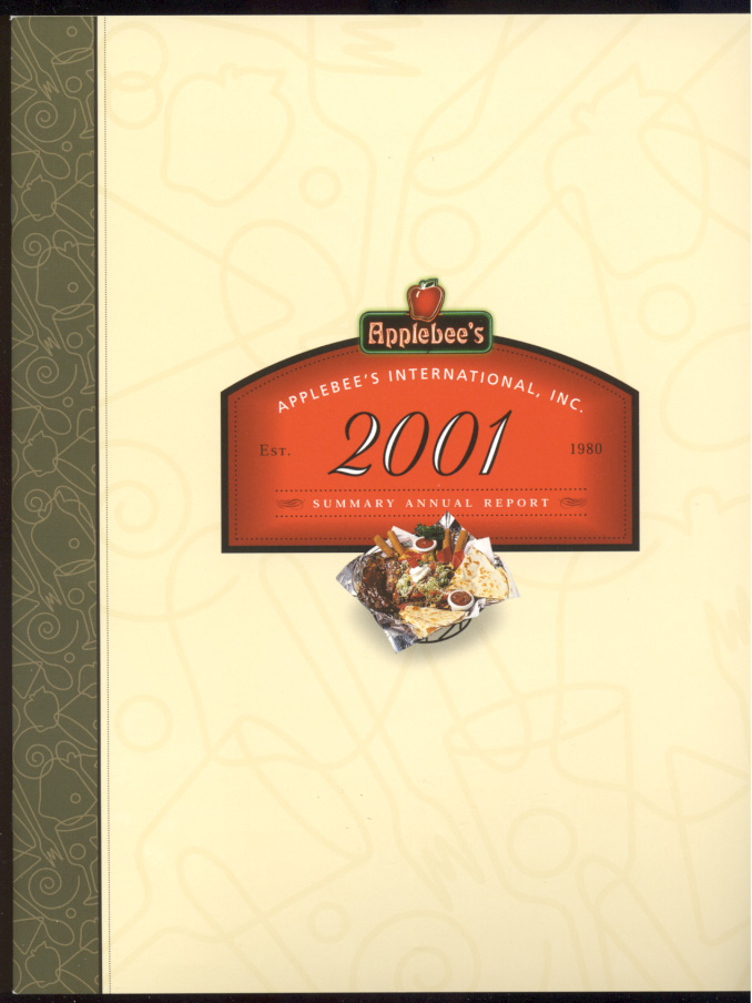 Applebees International Inc 2001 Annual Report