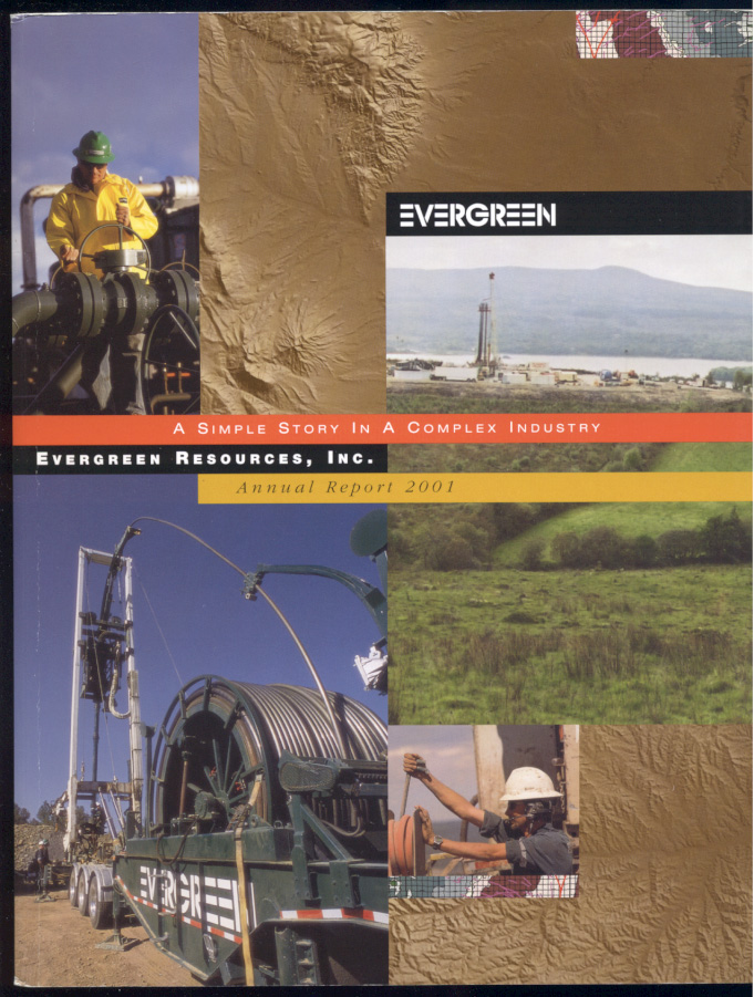 Evergreen Resources Inc 2001 Annual Report