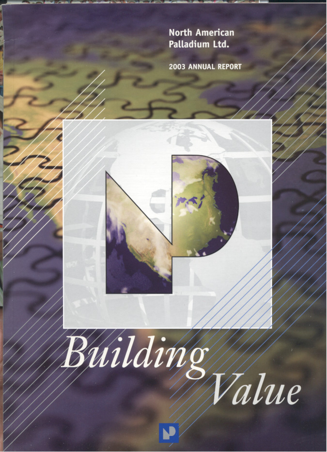 North American Palladium Ltd 2003 Annual Report