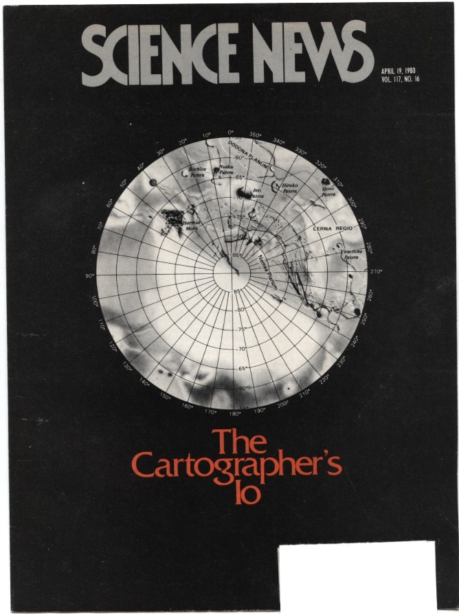 Science News April 19 1980 Jupiter's moon Io