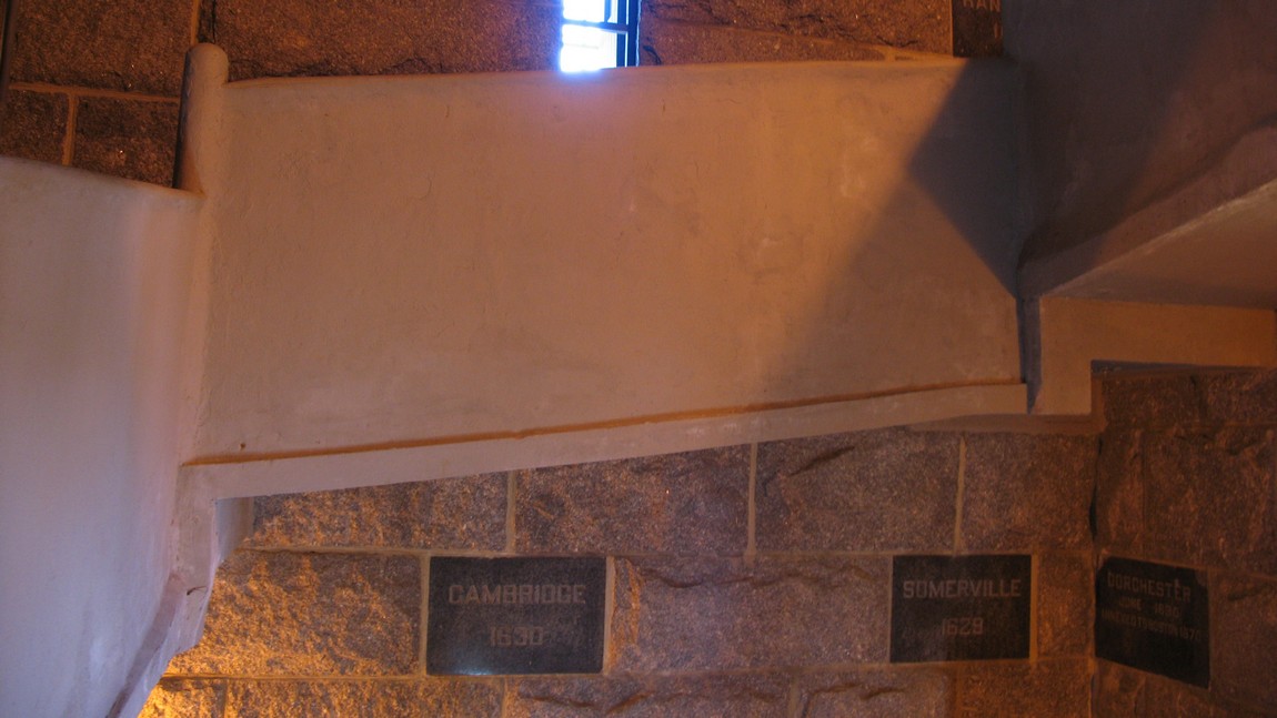 Inside the Pilgrim Monument